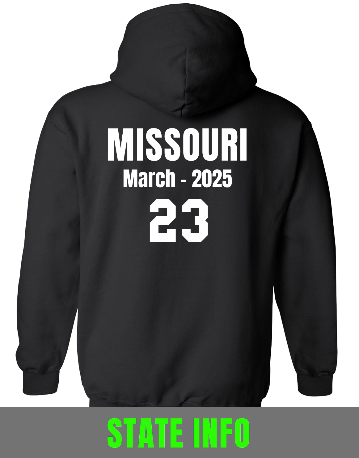 Black Missouri State Basketball Sweatshirt