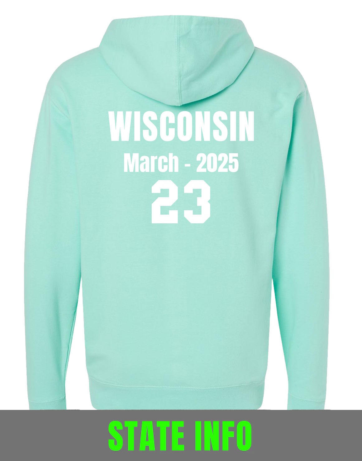 Mint Wisconsin Wreath