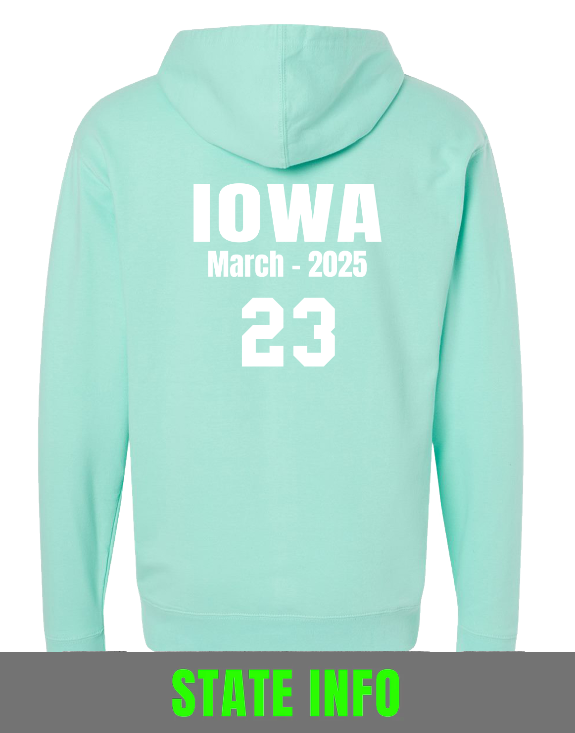 Mint Iowa State Basketball Sweatshirt