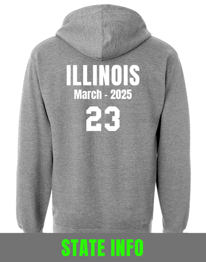 Grey Illinois State Basketball Sweatshirt