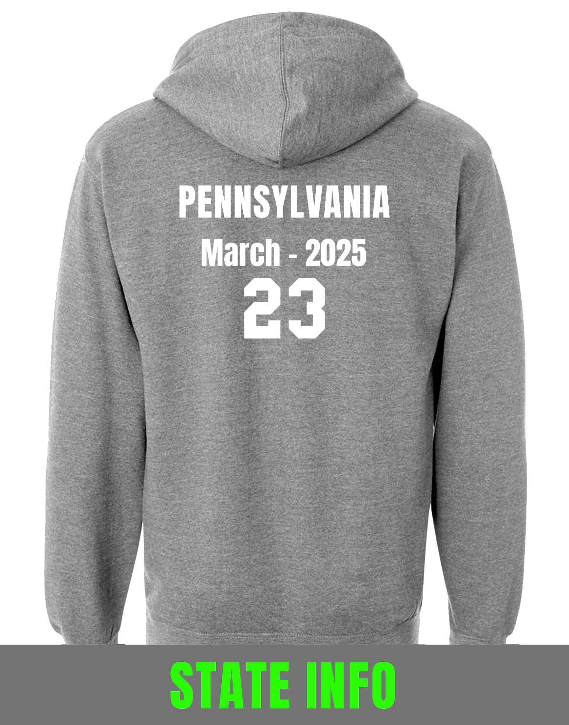 Grey Pennsylvania State Basketball Sweatshirt