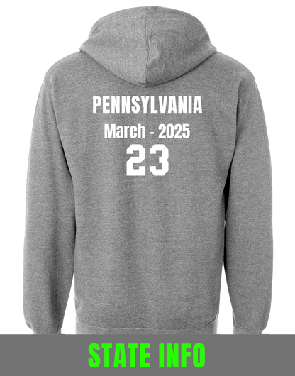 Grey Pennsylvania State Basketball Sweatshirt