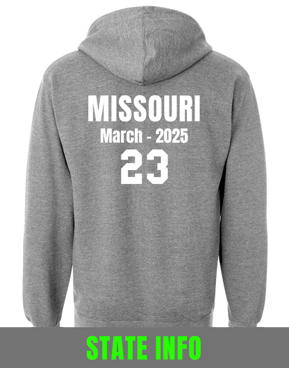 Grey Missouri State Basketball Sweatshirt