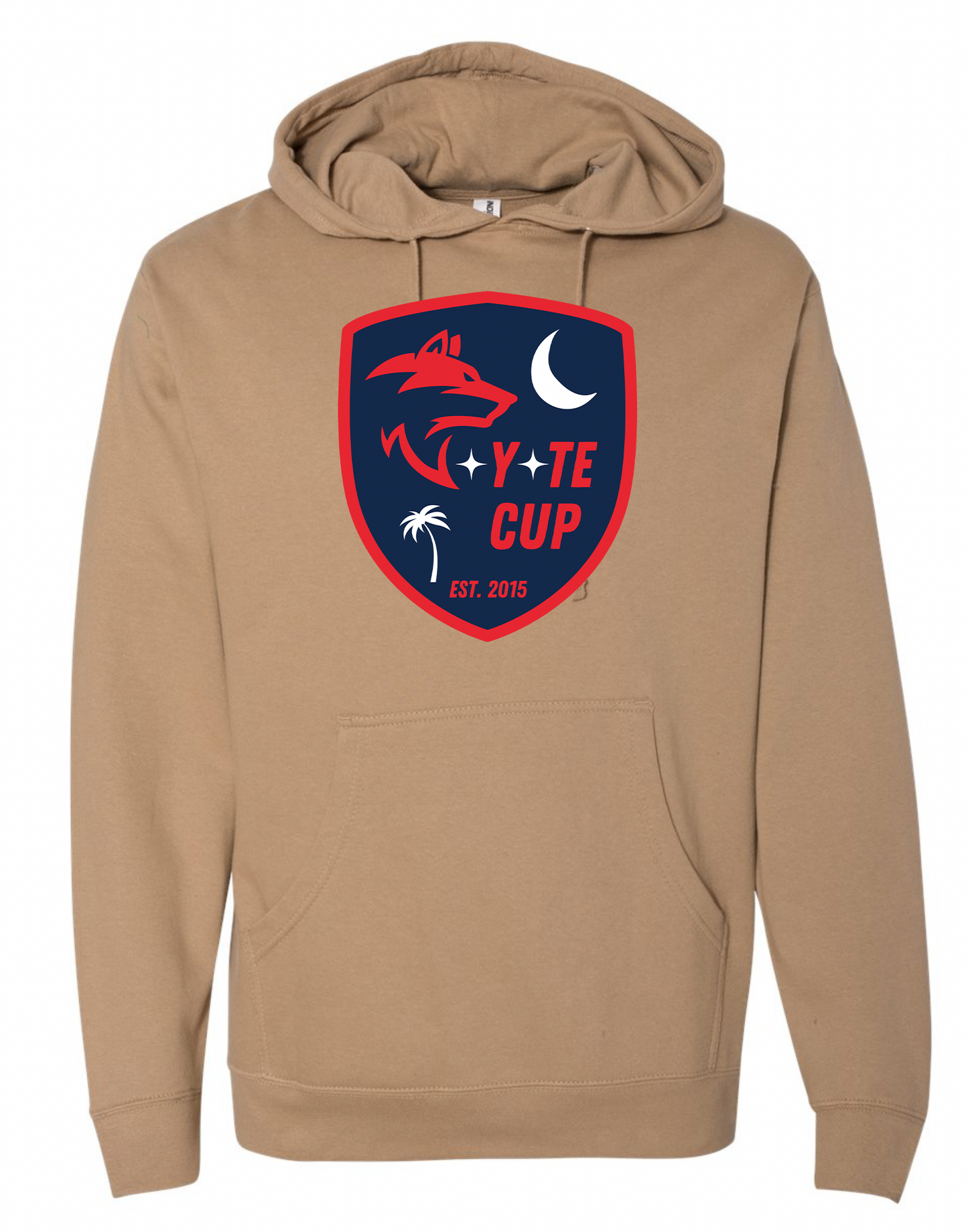 Coyote Cup Tan Moon Hoodie